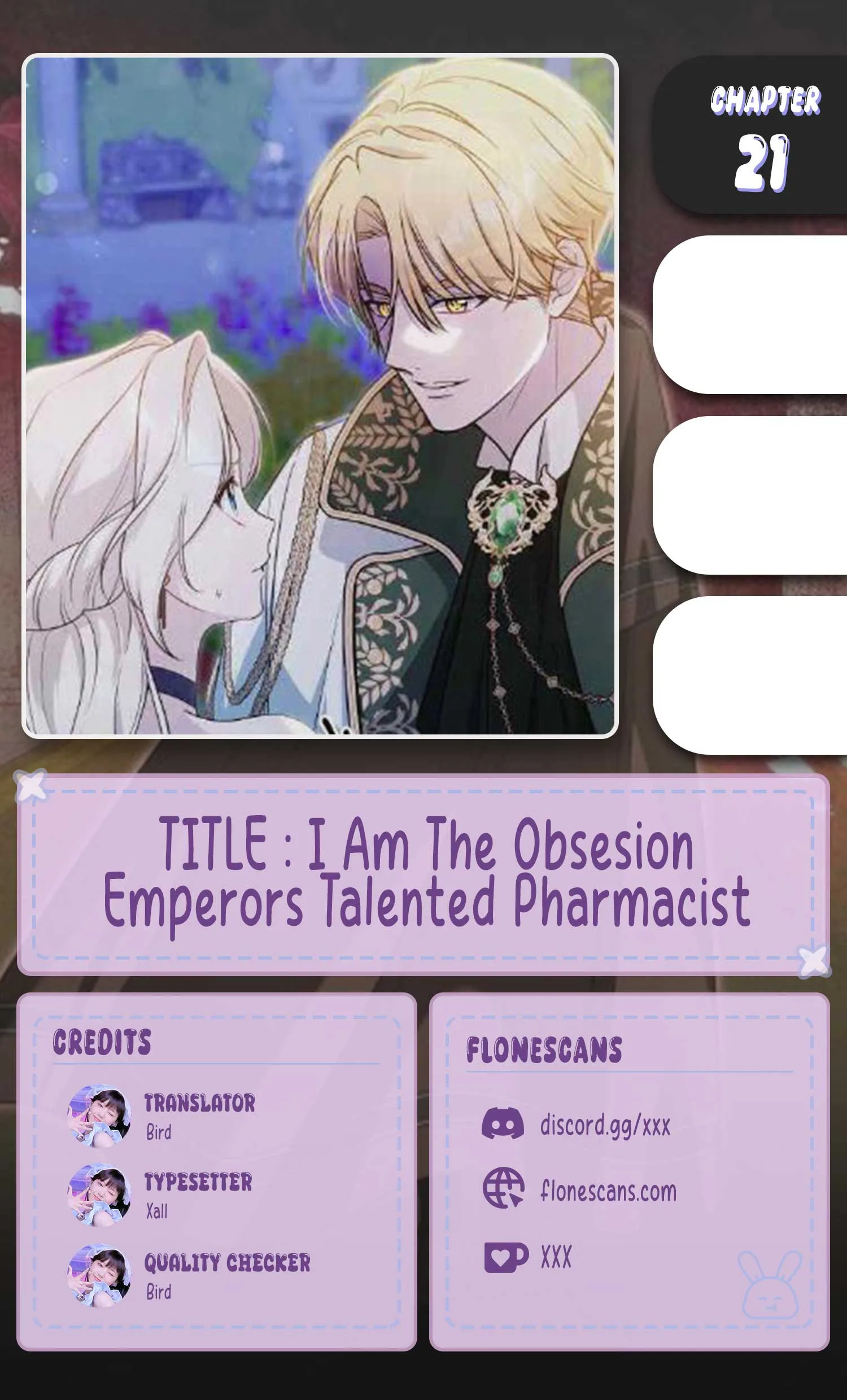 The Obsessive Emperor’s Capable Pharmacist Chapter 21 page 2