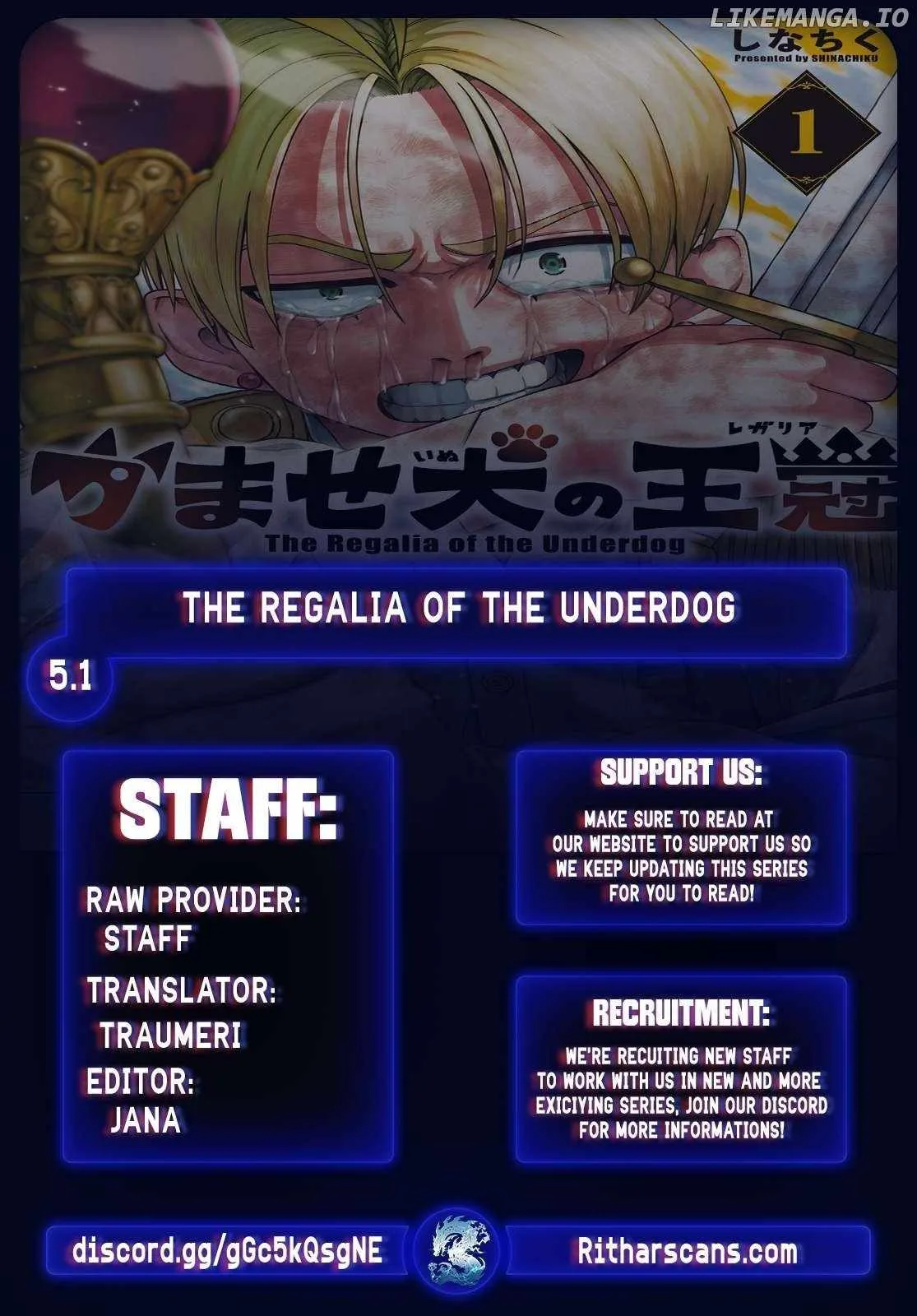 The Regalia of the Underdog Chapter 5 page 1