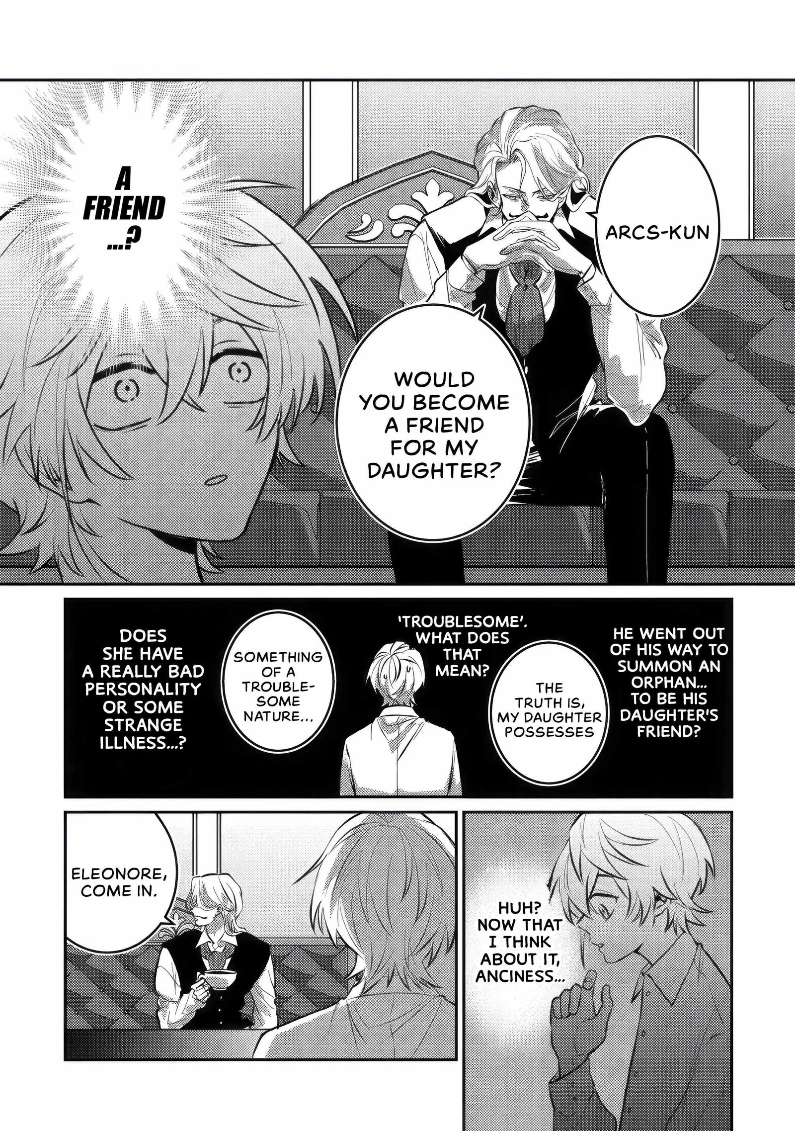 I Reincarnated as the Villainess’ Childhood Friend Who Falls into Darkness. If I Die, It’s a Guaranteed Bad End, So I Became the Strongest… But Hasn’t She Already Fallen Into Darkness [and Turned Yandere]? Chapter 1 page 13