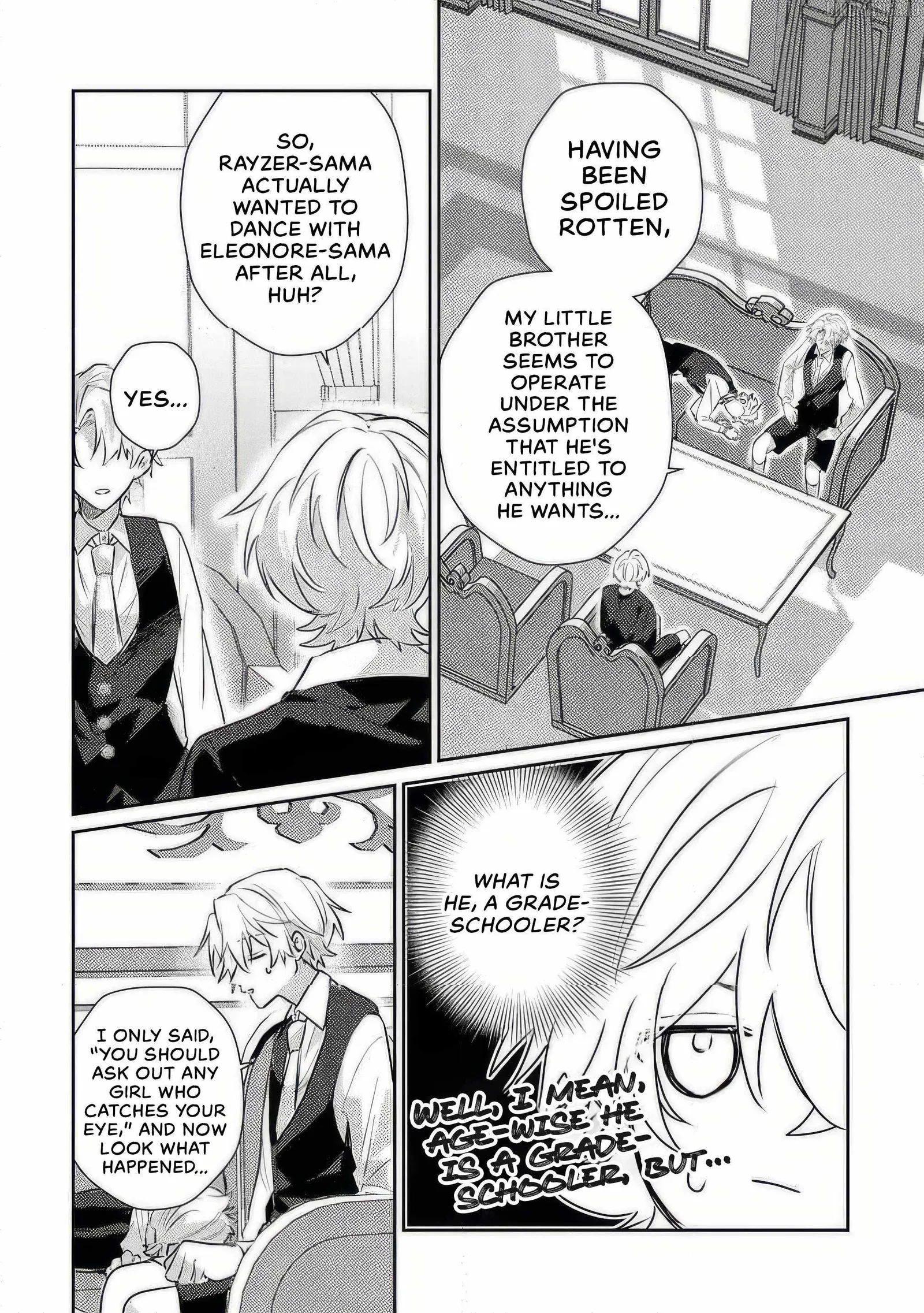 I Reincarnated as the Villainess’ Childhood Friend Who Falls into Darkness. If I Die, It’s a Guaranteed Bad End, So I Became the Strongest… But Hasn’t She Already Fallen Into Darkness [and Turned Yandere]? Chapter 4 page 19