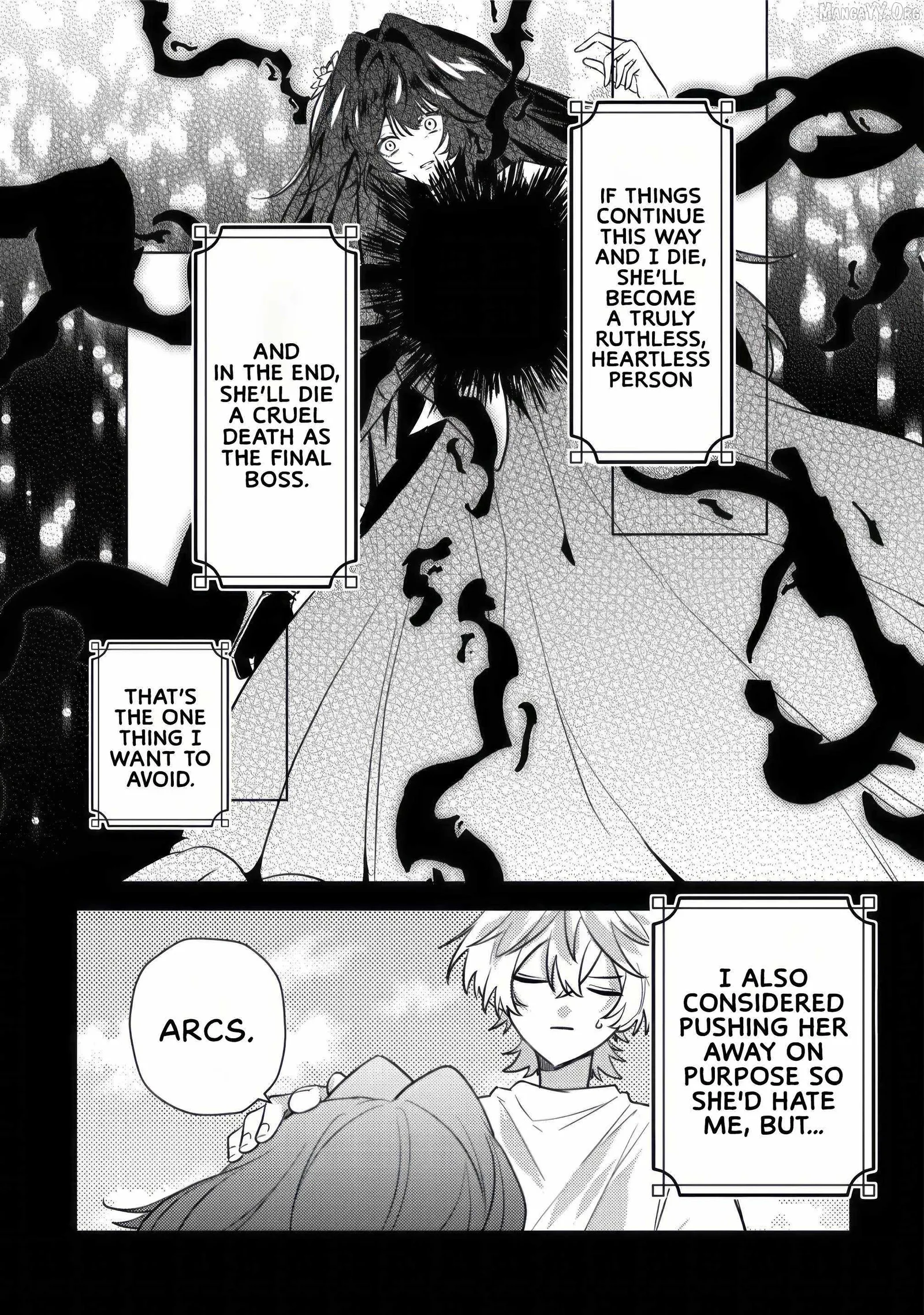 I Reincarnated as the Villainess’ Childhood Friend Who Falls into Darkness. If I Die, It’s a Guaranteed Bad End, So I Became the Strongest… But Hasn’t She Already Fallen Into Darkness [and Turned Yandere]? Chapter 7 page 8