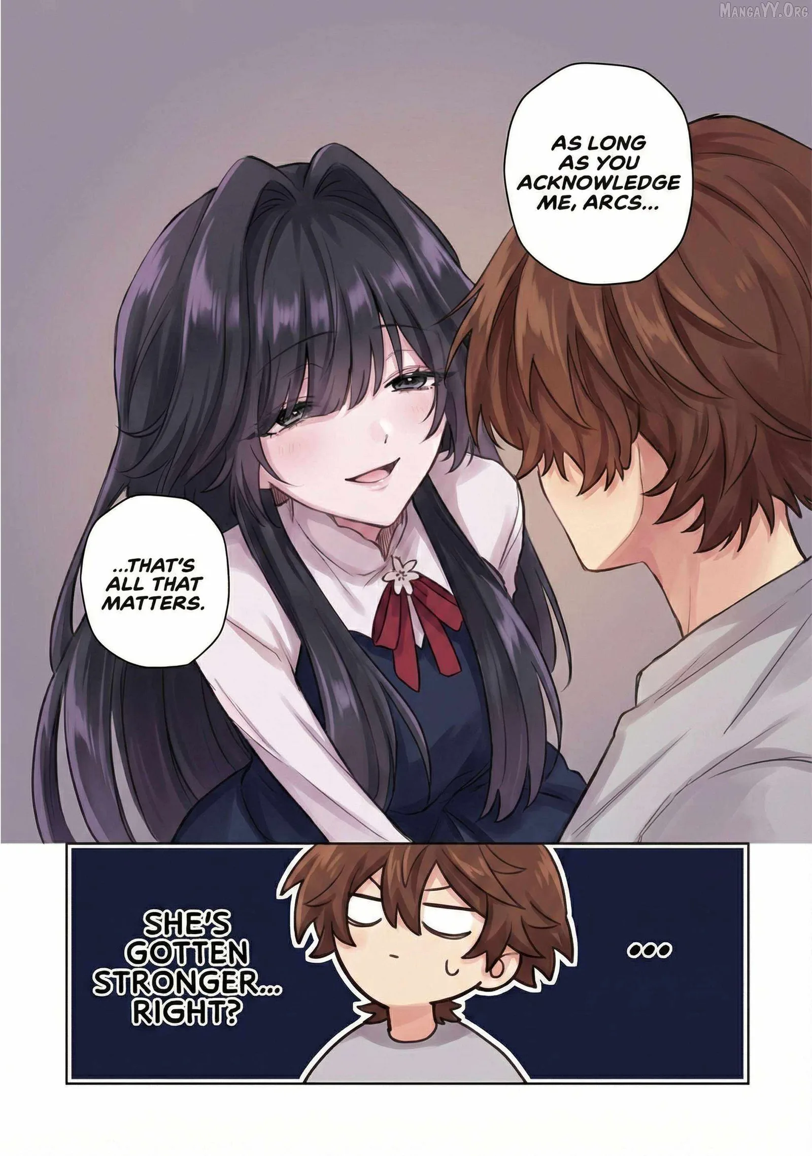 I Reincarnated as the Villainess’ Childhood Friend Who Falls into Darkness. If I Die, It’s a Guaranteed Bad End, So I Became the Strongest… But Hasn’t She Already Fallen Into Darkness [and Turned Yandere]? Chapter 8 page 22