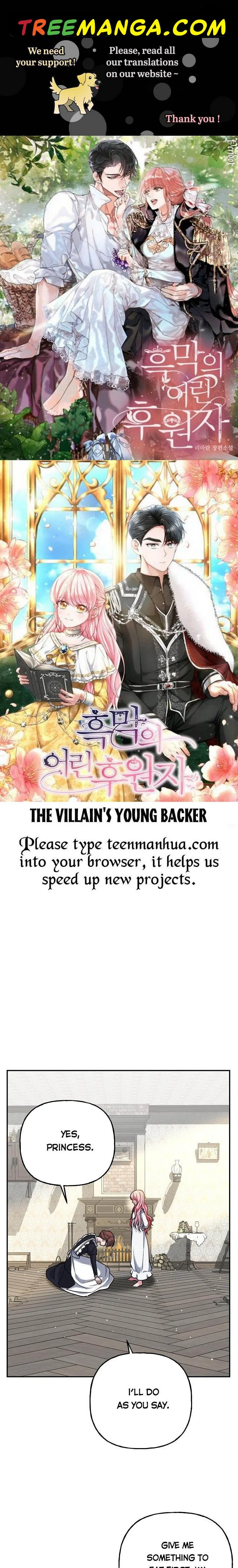 The villain’s young backer Chapter 3 page 2