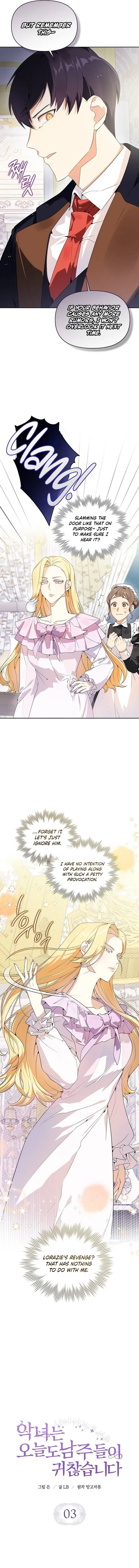 The Villainess is Bothered by the Male Leads Again Today Chapter 3 page 8