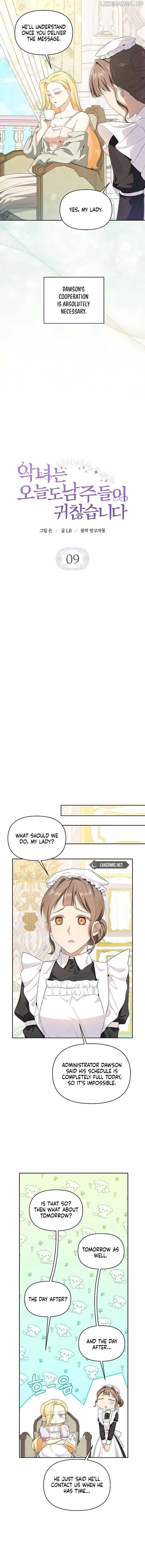 The Villainess is Bothered by the Male Leads Again Today Chapter 9 page 11
