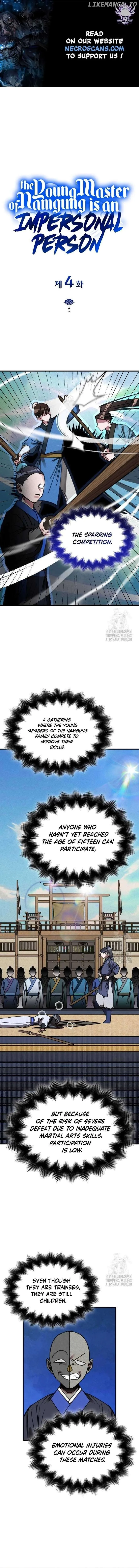 The Young Master of Namgung Is an Impersonal Person Chapter 4 page 2