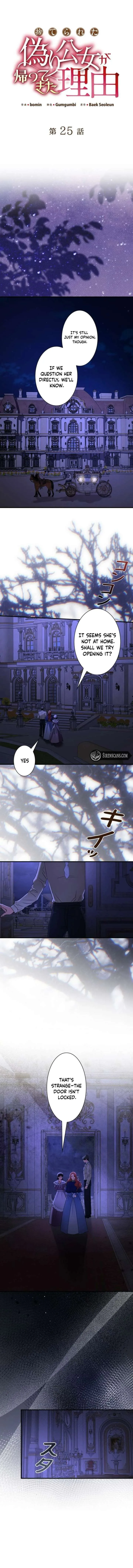 The Reason the Abandoned Fake Princess Returned Chapter 25 page 2