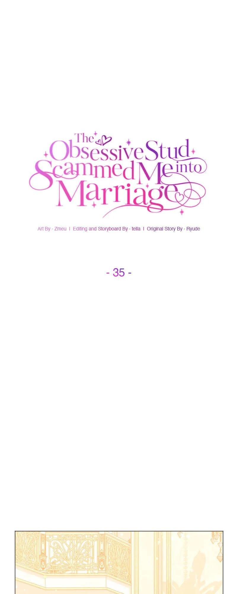 The Obsessive Stud Scammed Me into Marriage Chapter 35 page 37