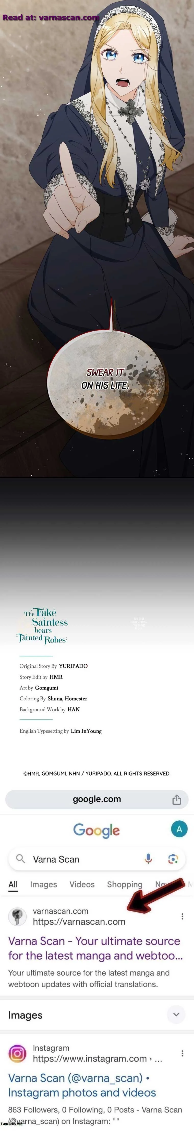 The Fake Saintess Bears Tainted Robes Chapter 37 page 15