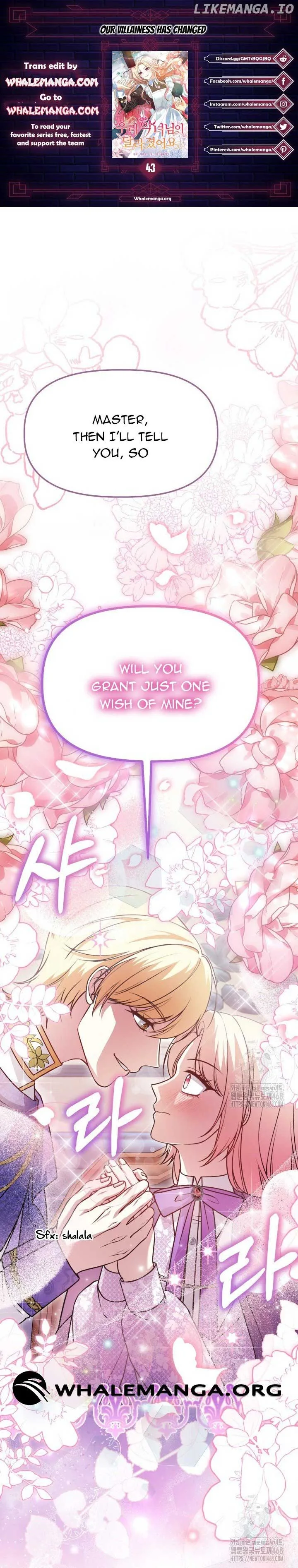 The Villainess Has Changed Chapter 43 page 2