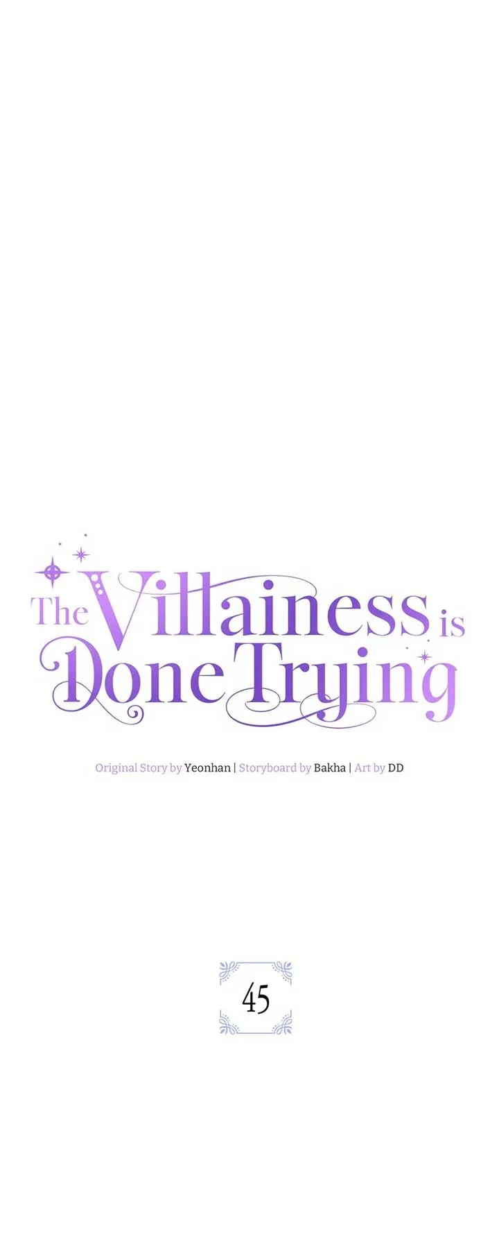 The Villainess is Done Trying Chapter 45 page 4