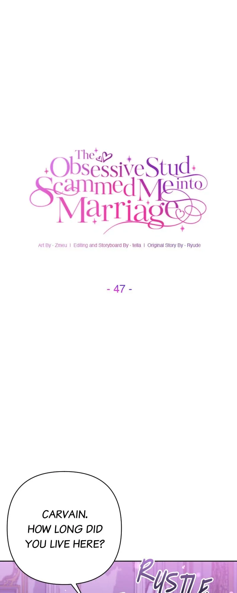 The Obsessive Stud Scammed Me into Marriage Chapter 47 page 2