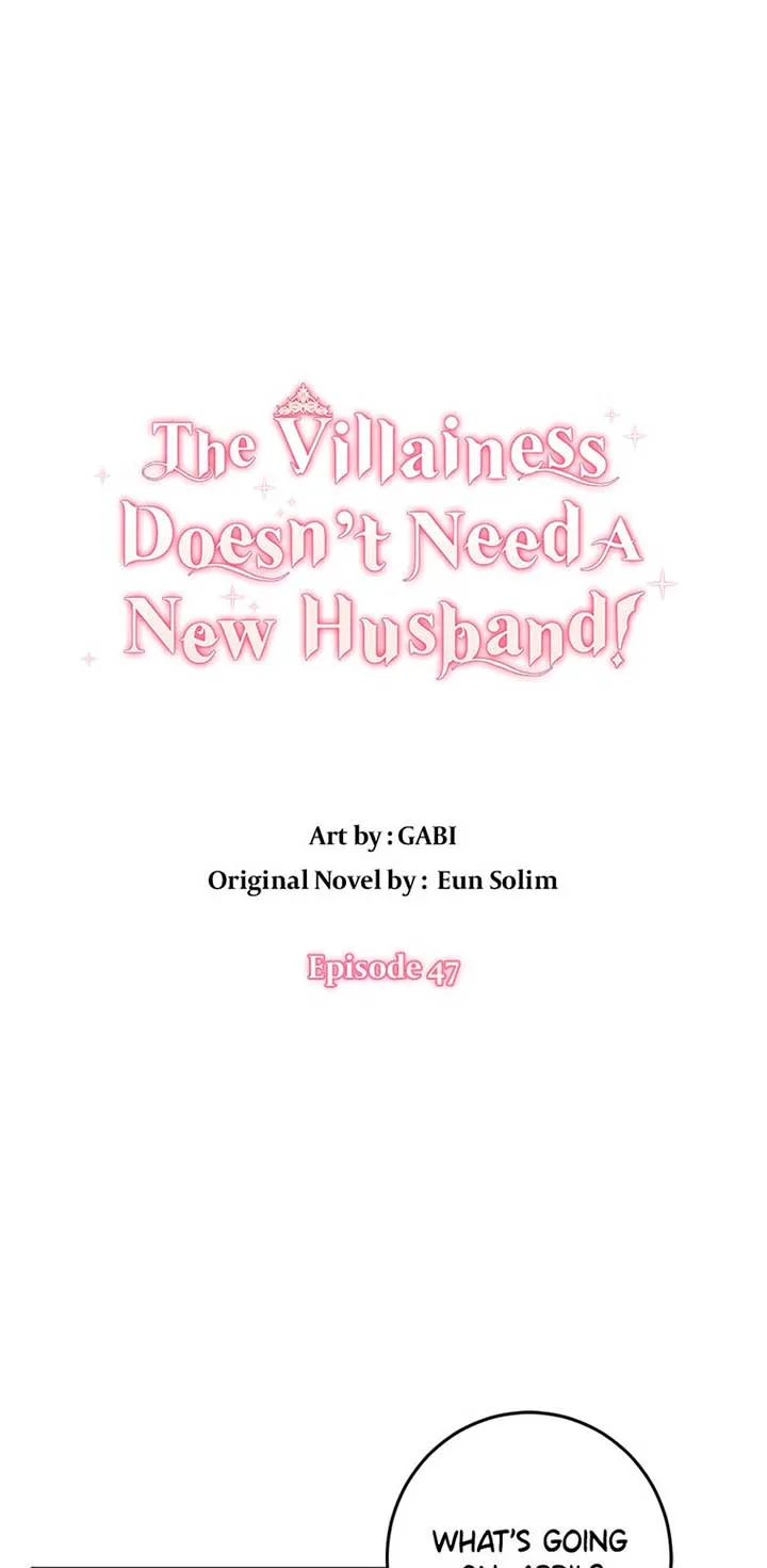 The Villainess Doesn’t Need A New Husband! Chapter 47 page 2