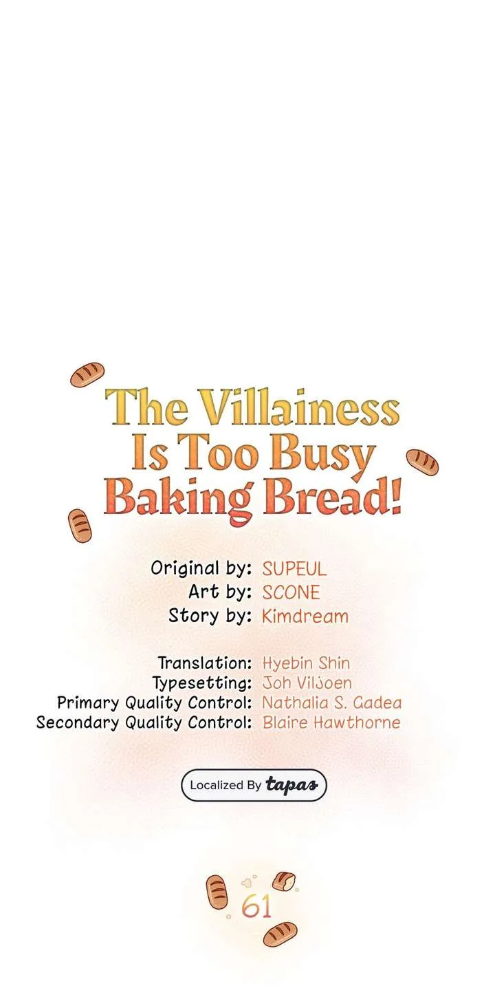 The Villainess is Busy Baking Bread! Chapter 61 page 1