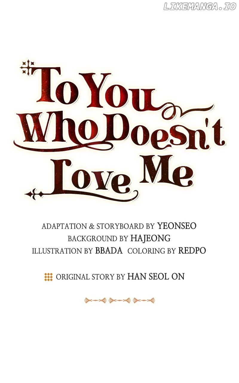 To You Who Never Loved Me Chapter 71 page 30