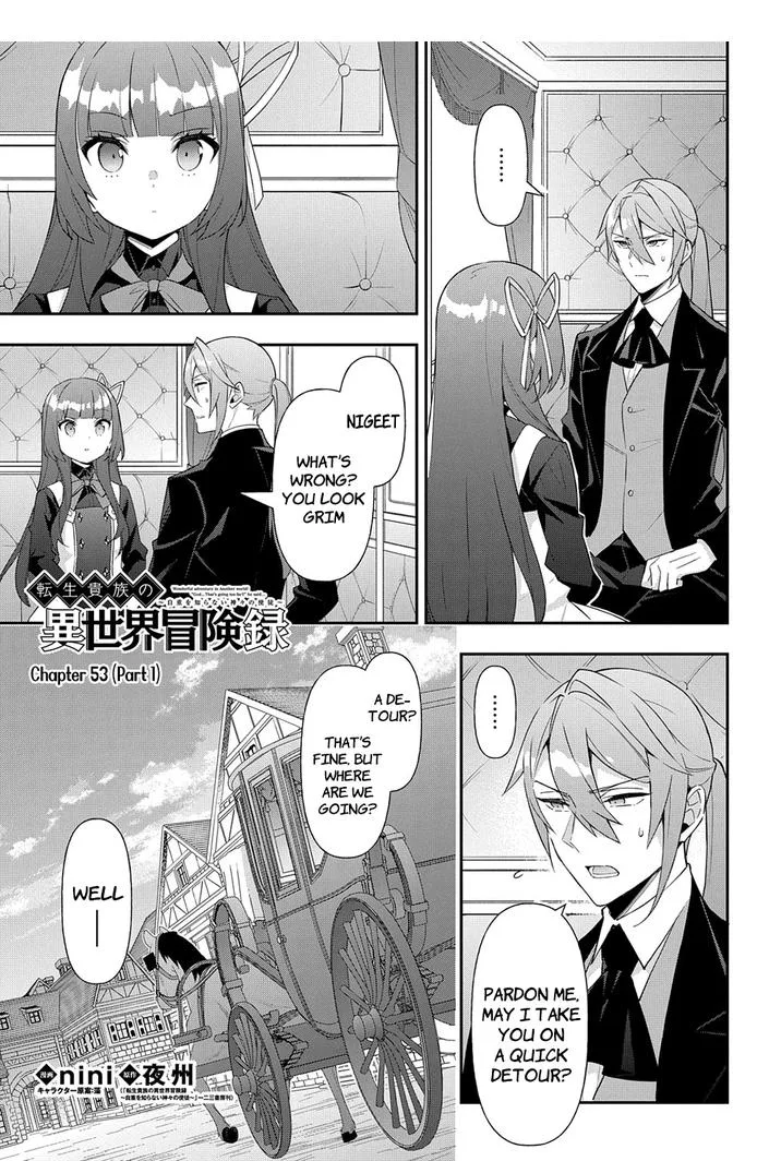 Tensei Kizoku no Isekai Boukenroku ~Jichou wo Shiranai Kamigami no Shito~ Chapter 53.1 page 1