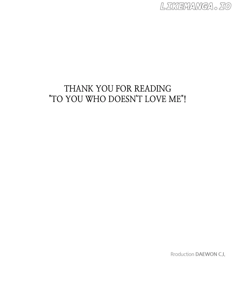 To You Who Never Loved Me Chapter 130 page 101