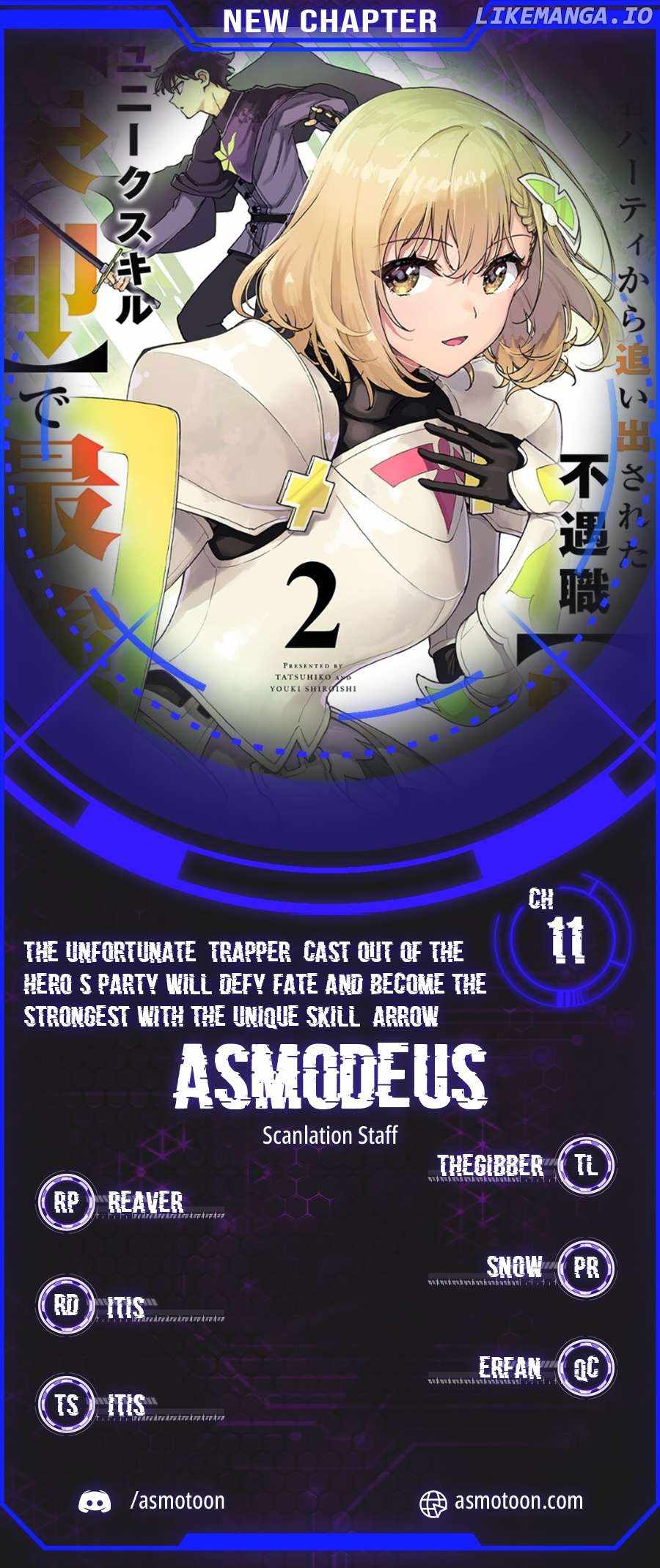 The Unfortunate 'Trapper' Cast Out of the Hero’s Party Will Defy Fate and Become the Strongest with the Unique Skill 'Arrow' Chapter 11 page 1