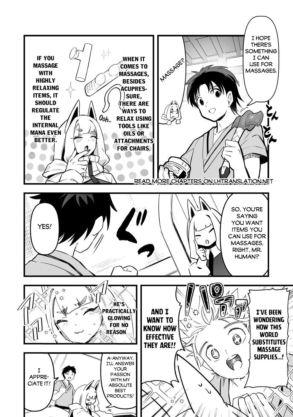 Isekai Harem Massage Kami no Shiatsu de Nayameru Monster Musume-tachi o Momihogusu! Chapter 5 page 11