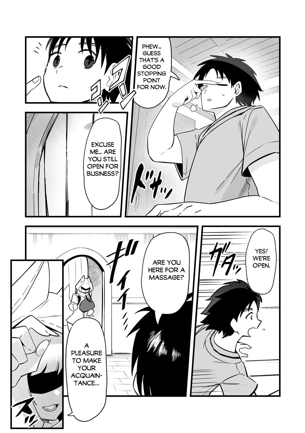 Isekai Harem Massage Kami no Shiatsu de Nayameru Monster Musume-tachi o Momihogusu! Chapter 5 page 8