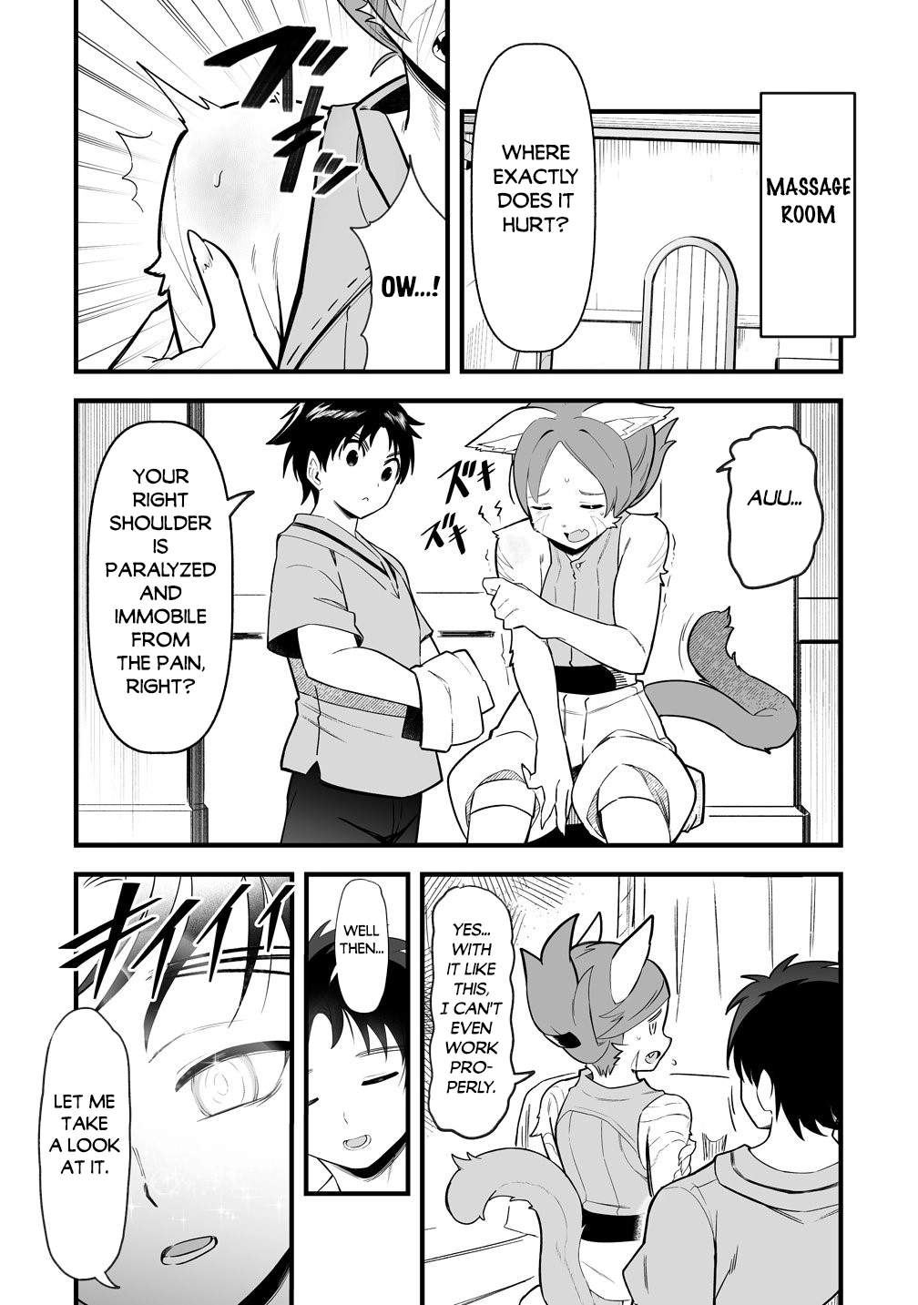 Isekai Harem Massage Kami no Shiatsu de Nayameru Monster Musume-tachi o Momihogusu! Chapter 5 page 5