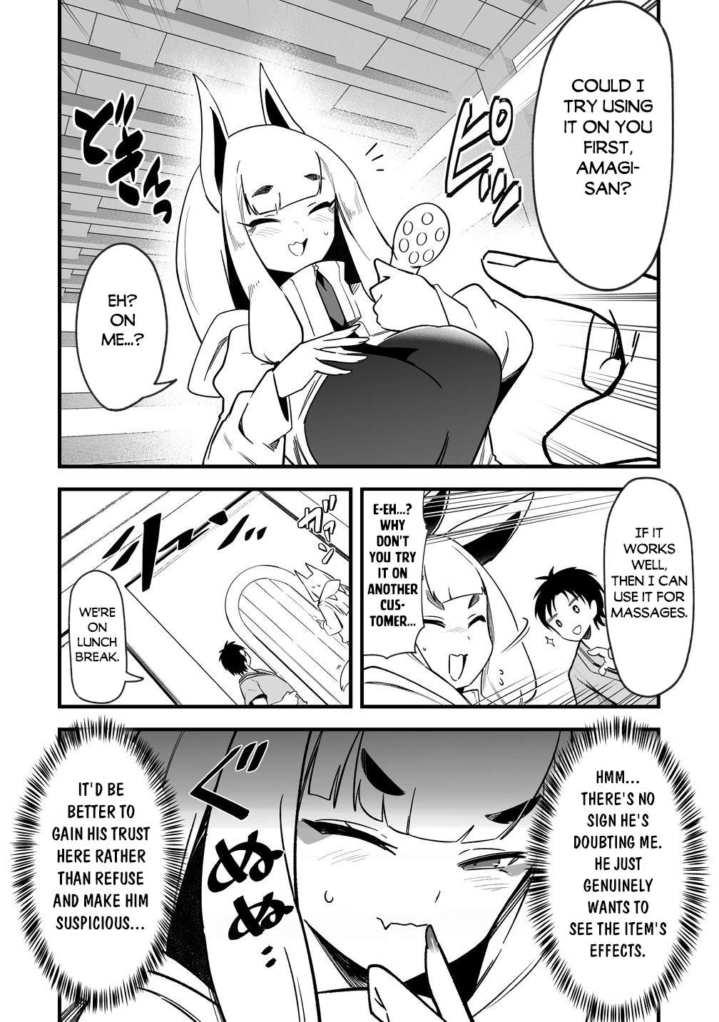 Isekai Harem Massage Kami no Shiatsu de Nayameru Monster Musume-tachi o Momihogusu! Chapter 5 page 13