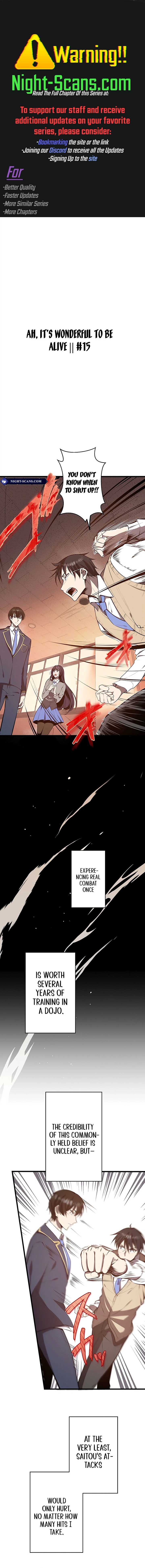 Ah, It’S Wonderful To Be Alive Chapter 15 page 1