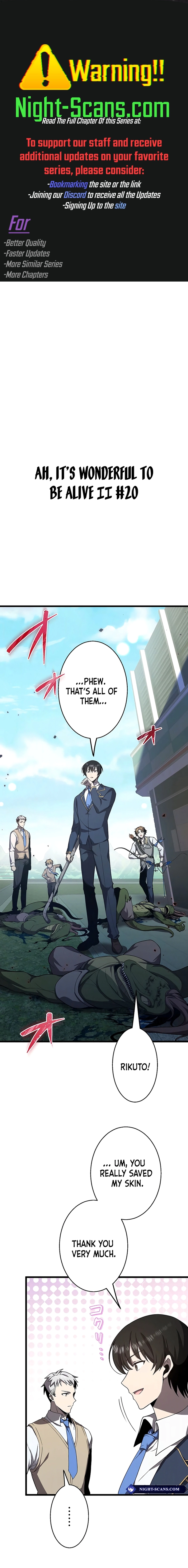 Ah, It’S Wonderful To Be Alive Chapter 20 page 2