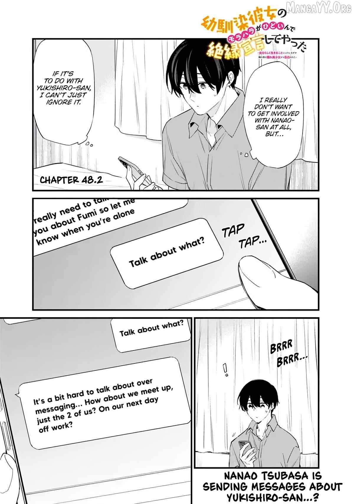 I’m Sick and Tired of My Childhood Friend’s, Now Girlfriend’s, Constant Abuse so I Broke up With Her Chapter 48.2 page 1