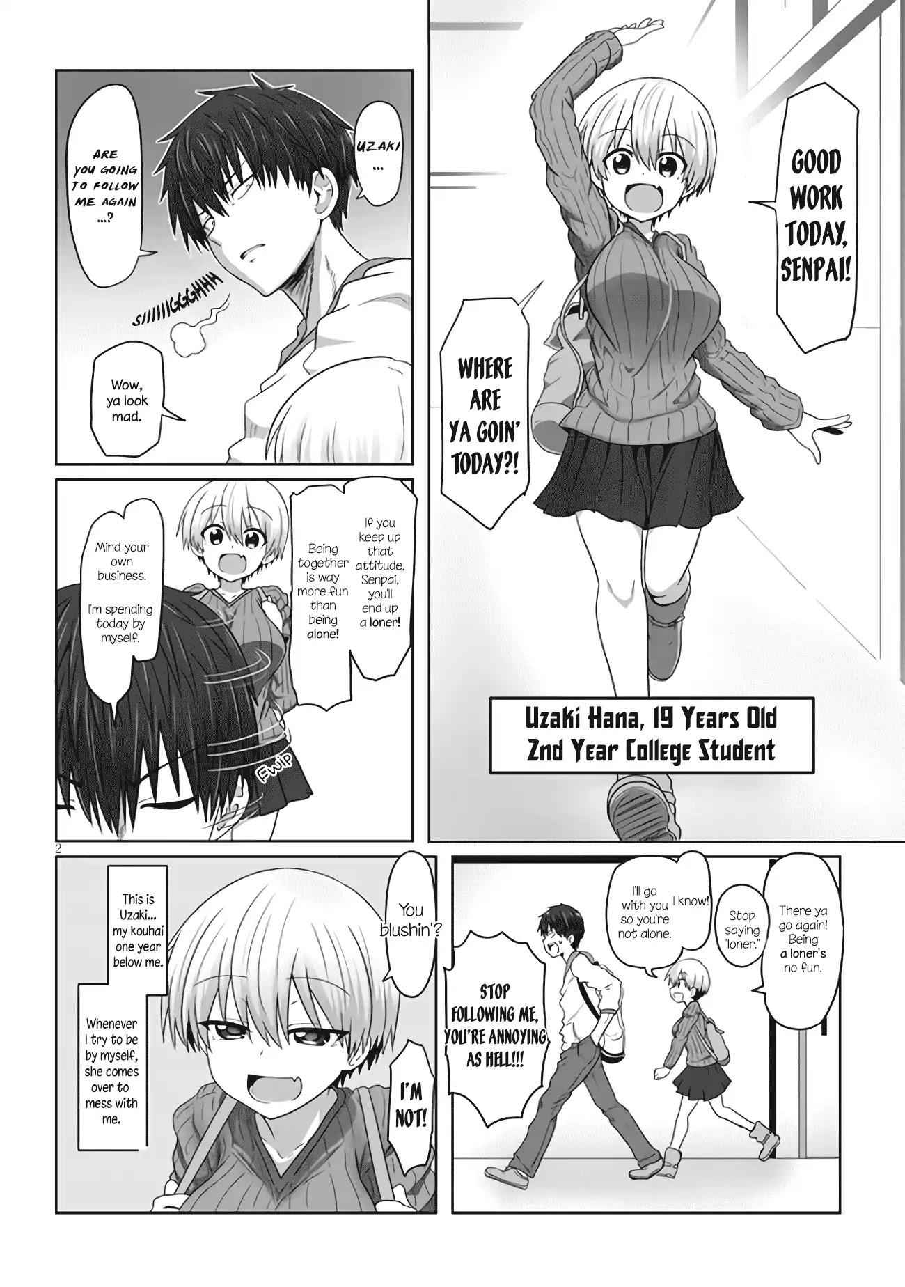 Uzaki-Chan Wa Asobitai! Chapter 1.1 page 3