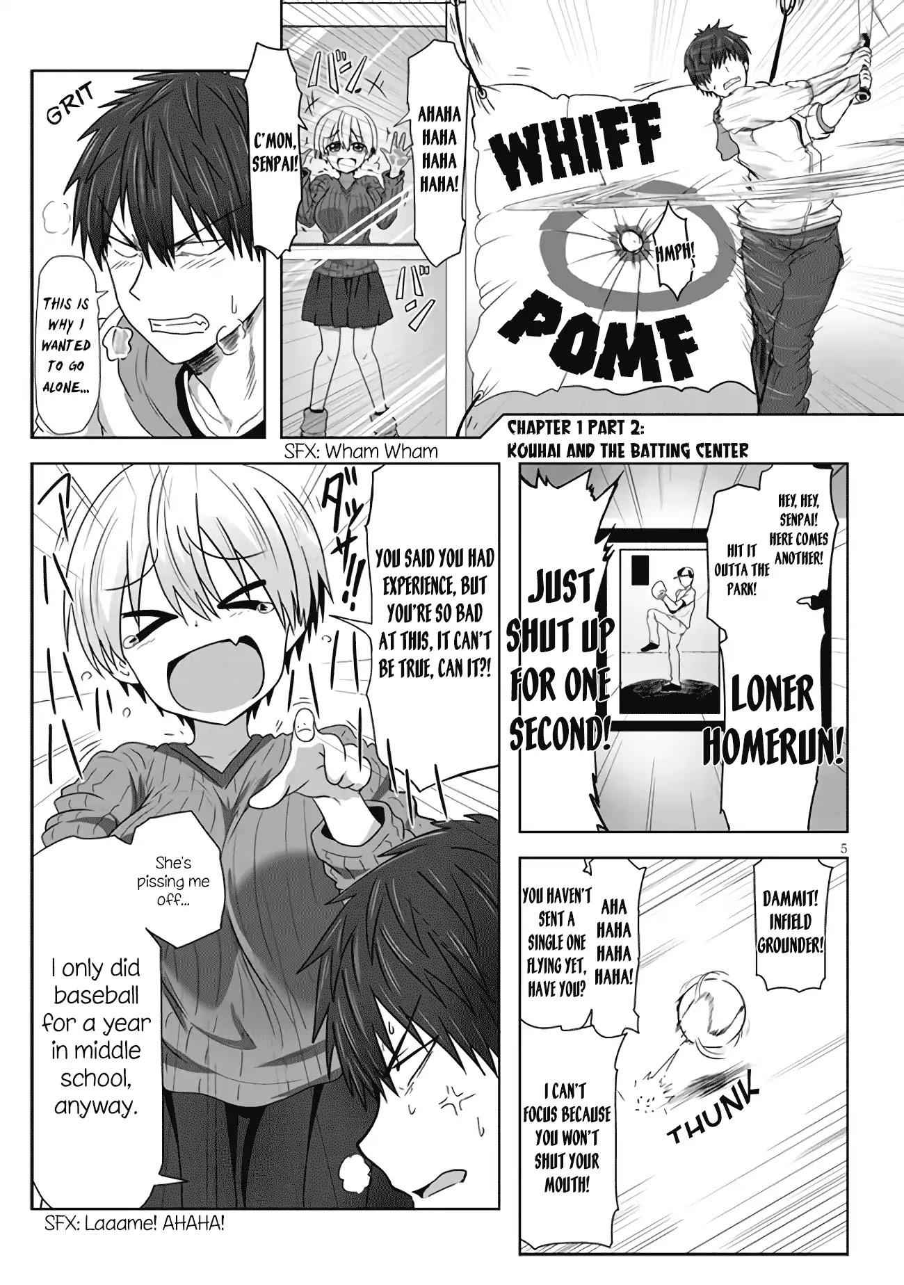 Uzaki-Chan Wa Asobitai! Chapter 1.2 page 1