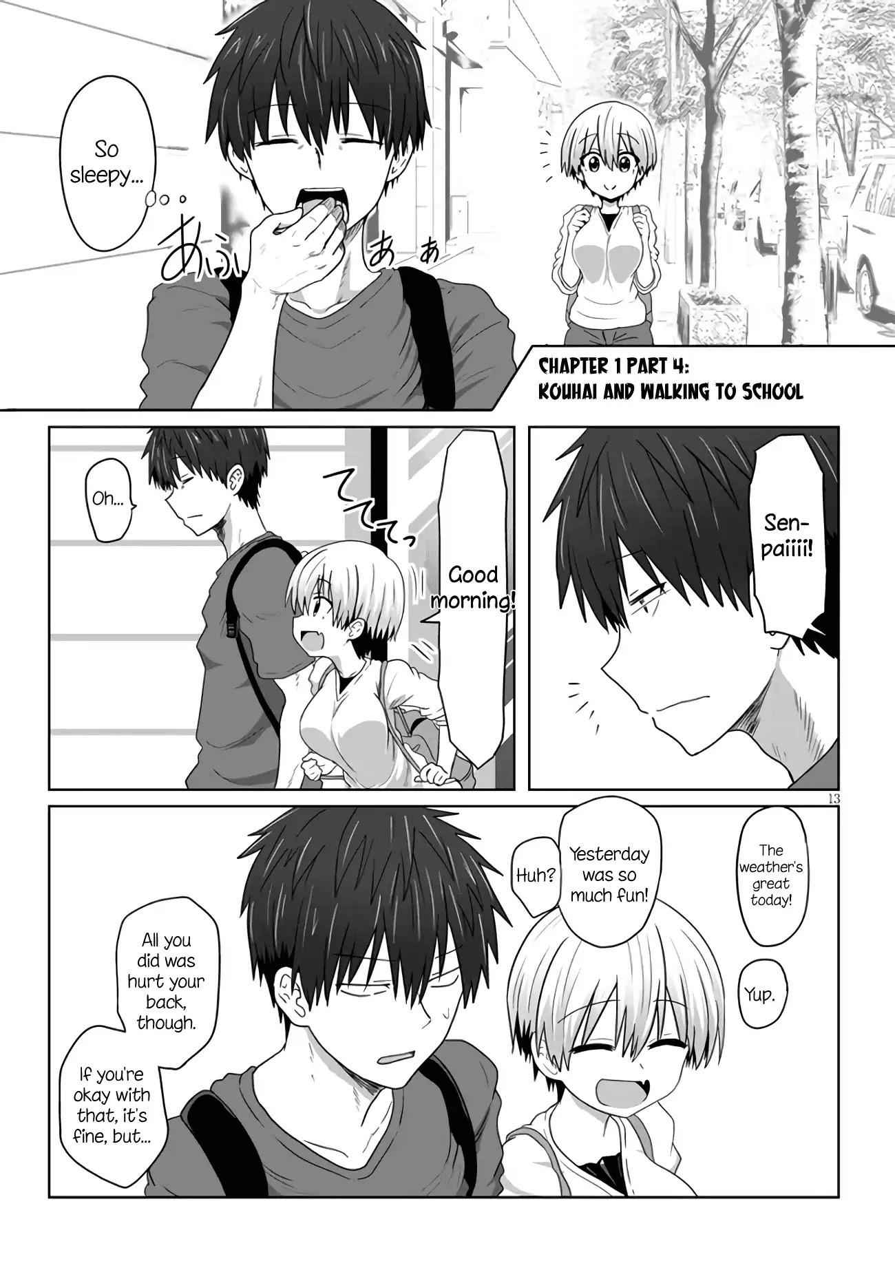Uzaki-Chan Wa Asobitai! Chapter 1.4 page 1