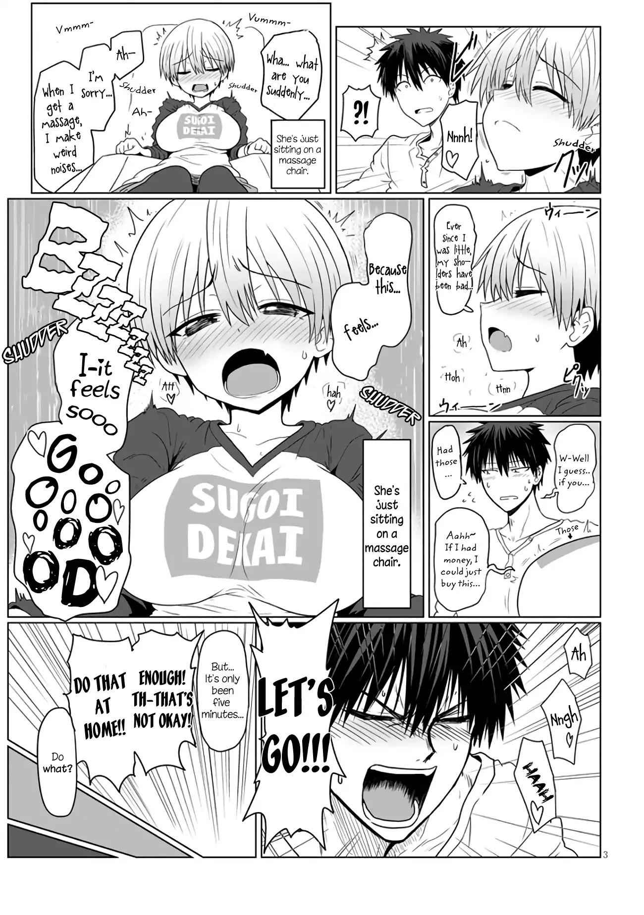 Uzaki-Chan Wa Asobitai! Chapter 3.1 page 3