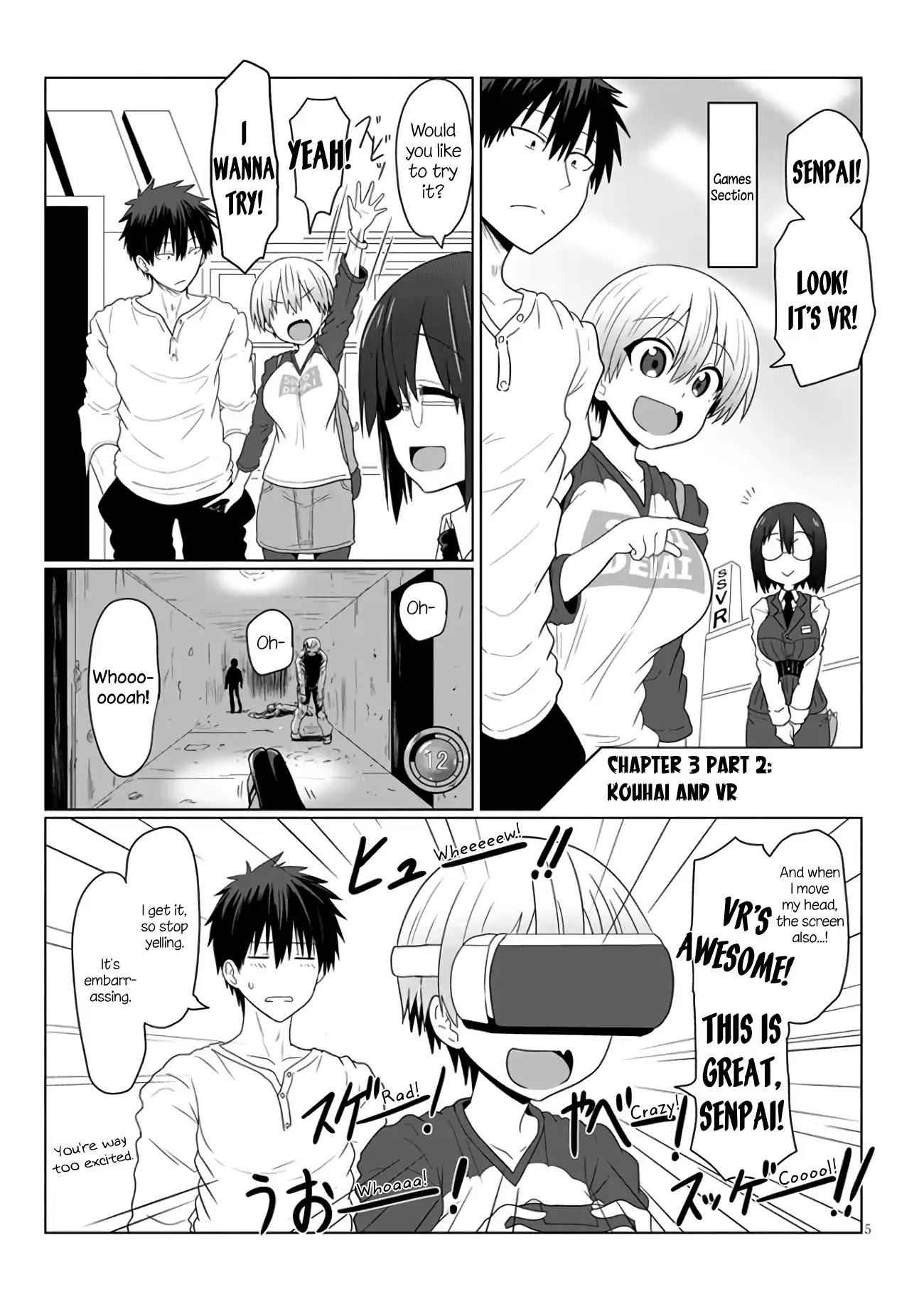 Uzaki-Chan Wa Asobitai! Chapter 3.2 page 1