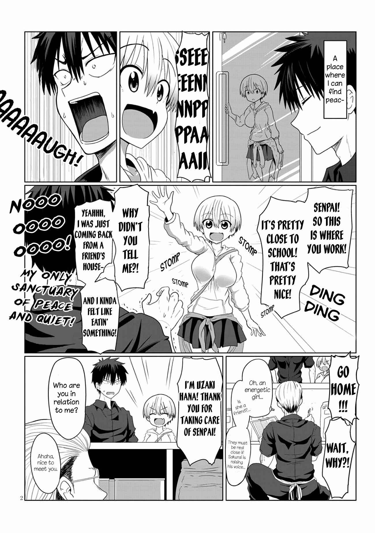 Uzaki-Chan Wa Asobitai! Chapter 4 page 2