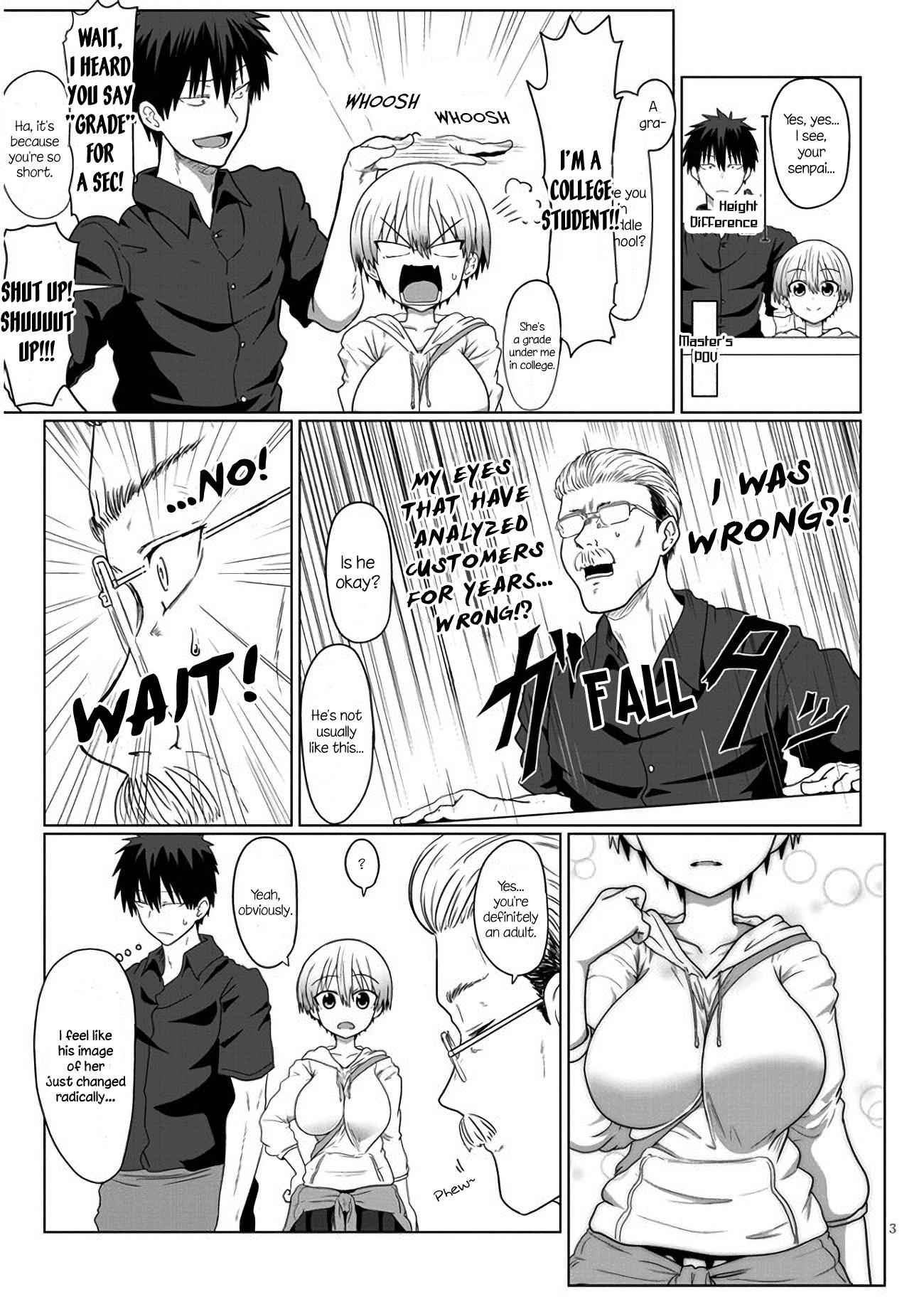 Uzaki-Chan Wa Asobitai! Chapter 4 page 3