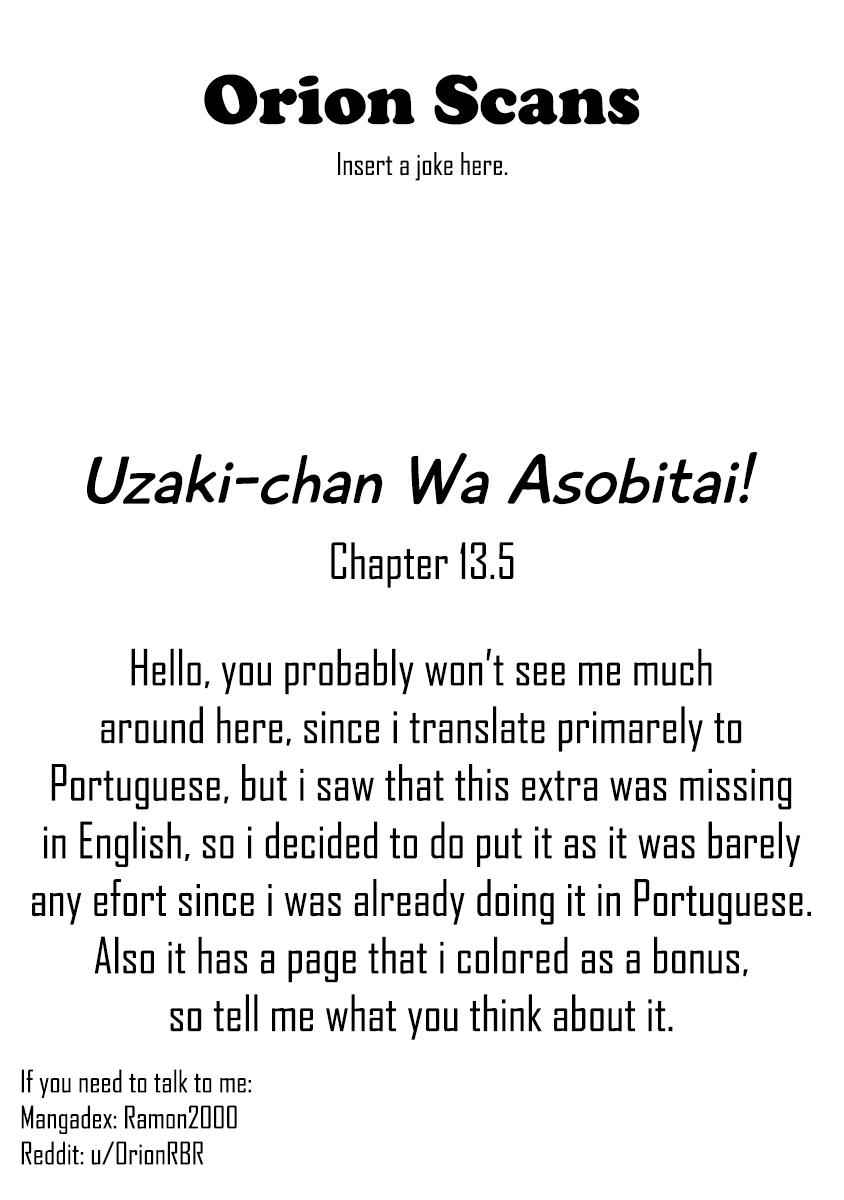 Uzaki-Chan Wa Asobitai! Chapter 13.5 page 7