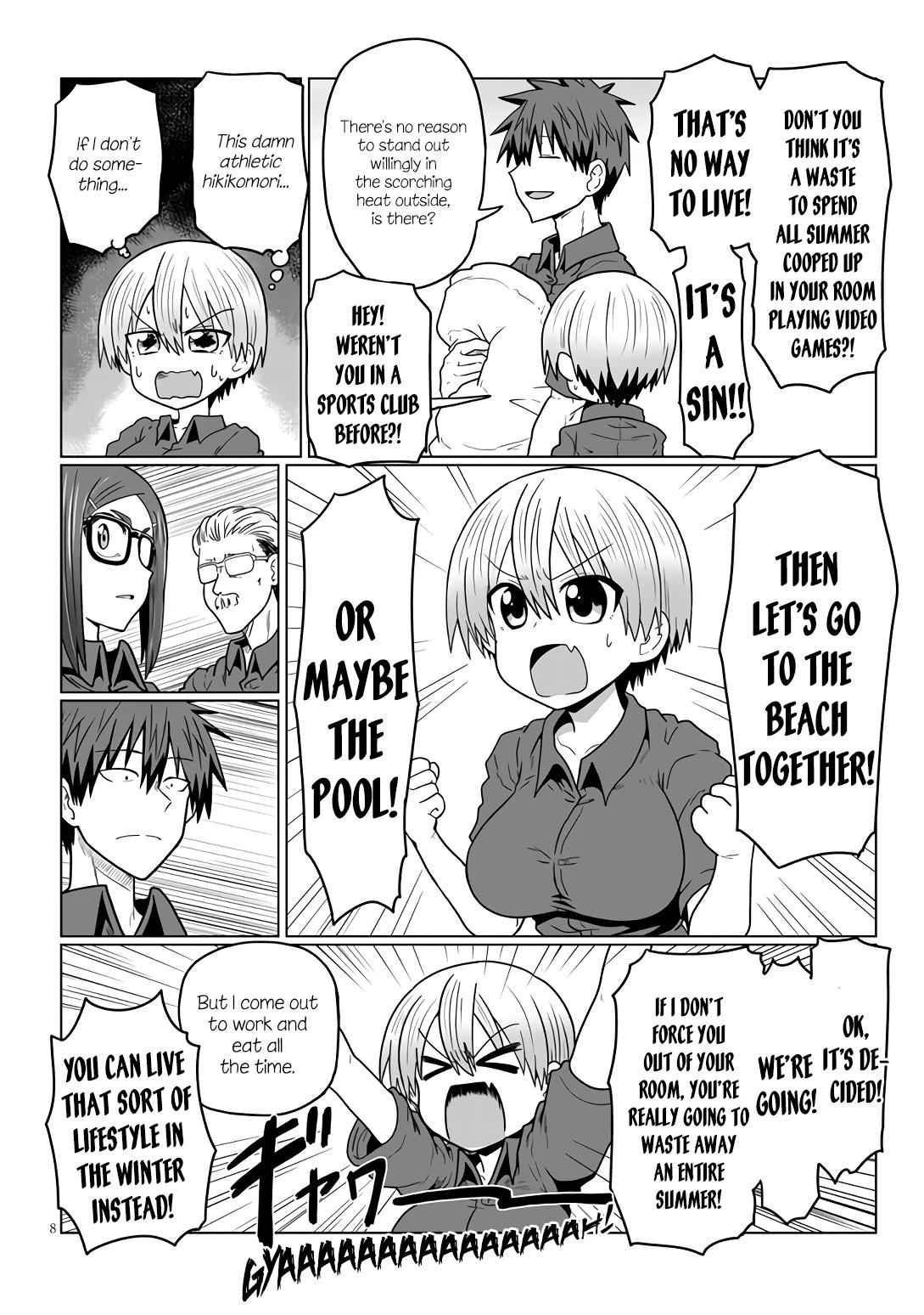 Uzaki-Chan Wa Asobitai! Chapter 18 page 8
