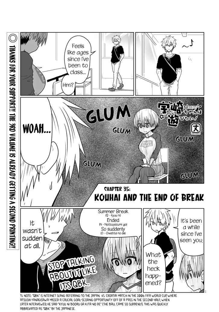 Uzaki-Chan Wa Asobitai! Chapter 35 page 1