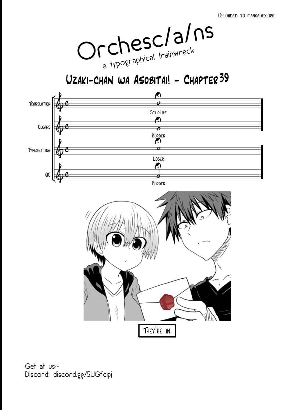 Uzaki-Chan Wa Asobitai! Chapter 39 page 13
