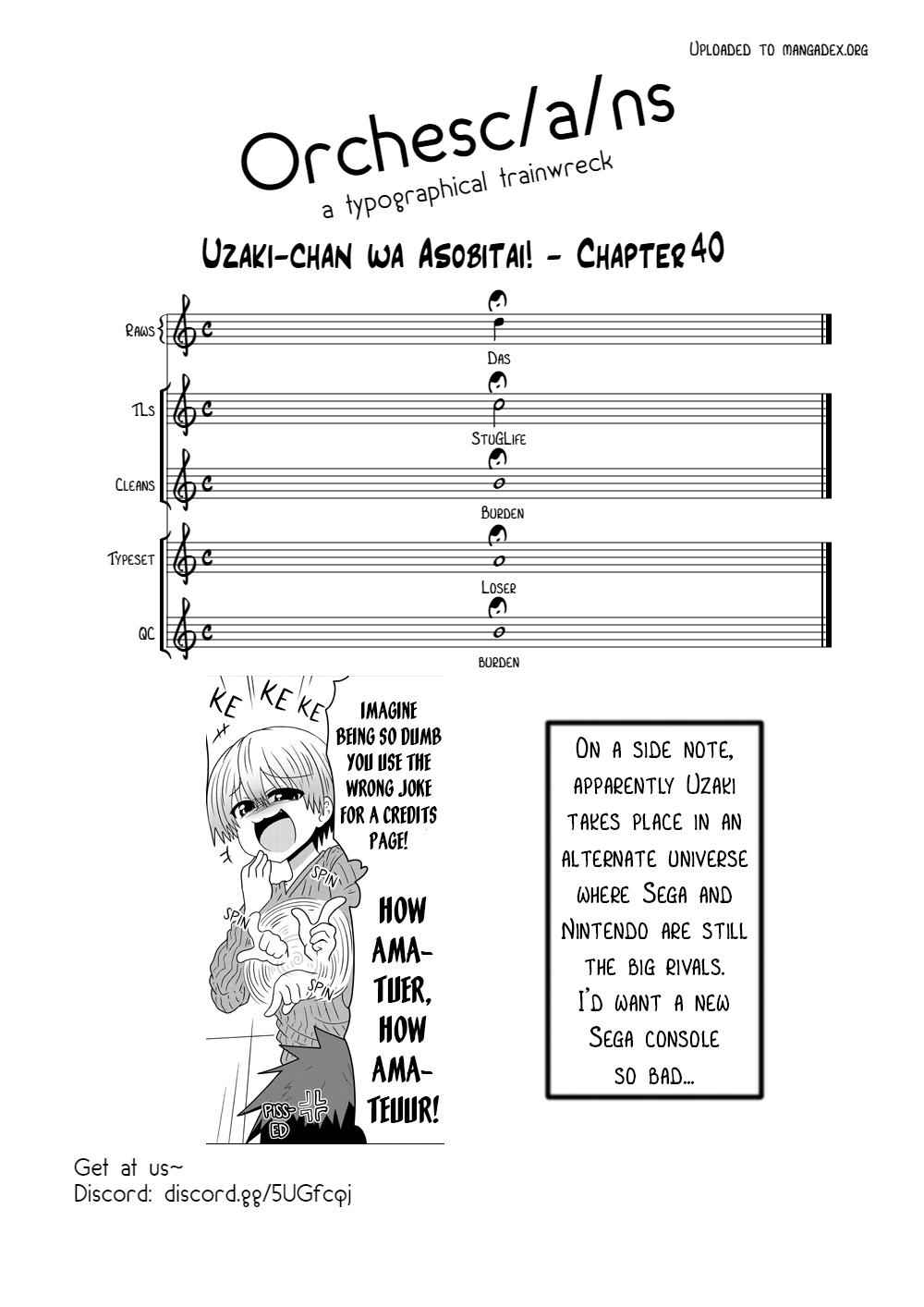 Uzaki-Chan Wa Asobitai! Chapter 40 page 13