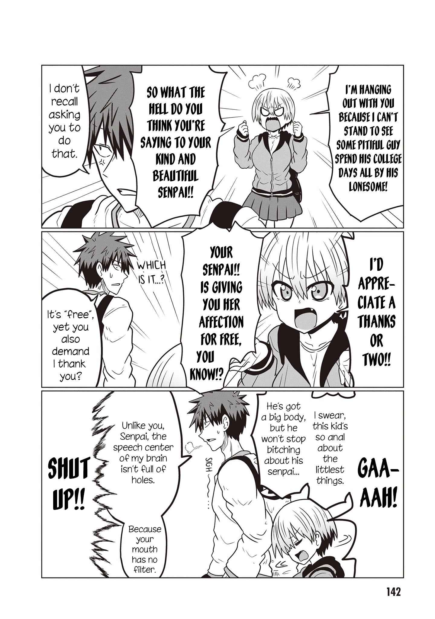 Uzaki-Chan Wa Asobitai! Chapter 42.5 page 16