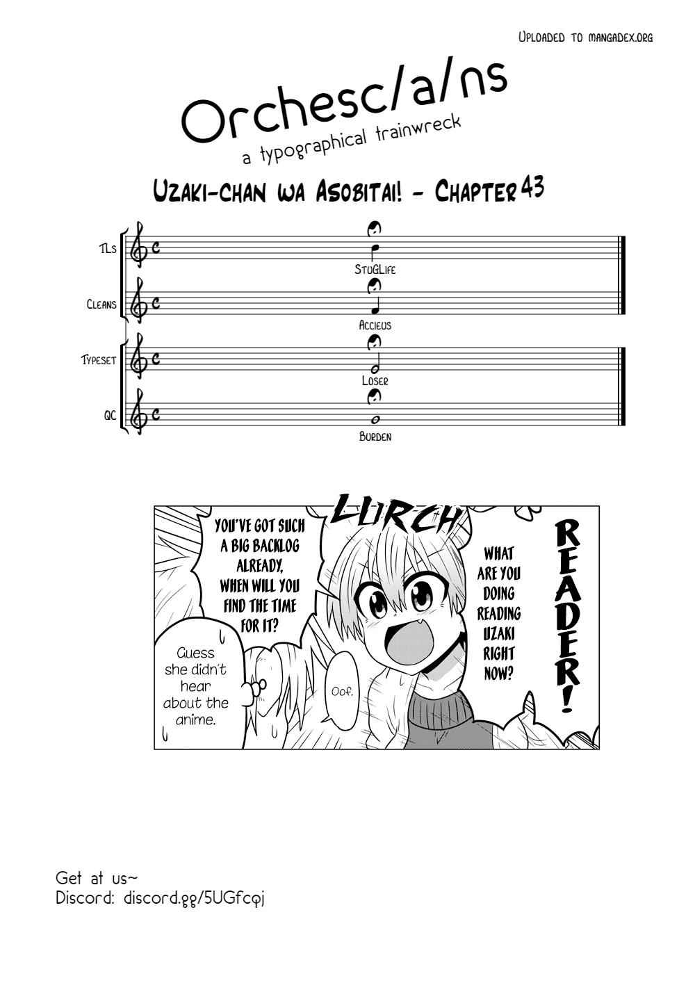 Uzaki-Chan Wa Asobitai! Chapter 43 page 13