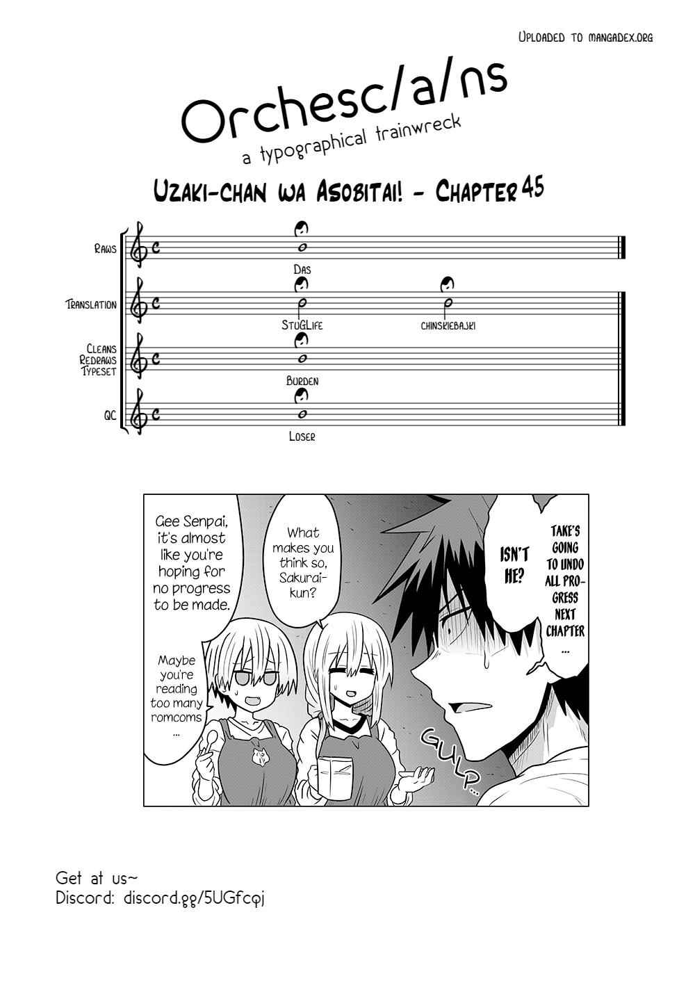 Uzaki-Chan Wa Asobitai! Chapter 45 page 15