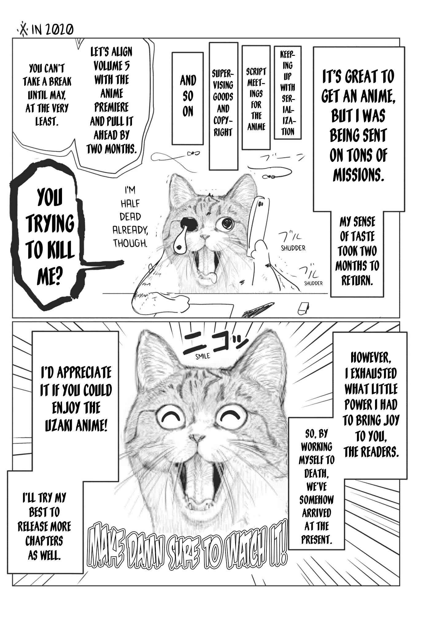 Uzaki-Chan Wa Asobitai! Chapter 51.5 page 16