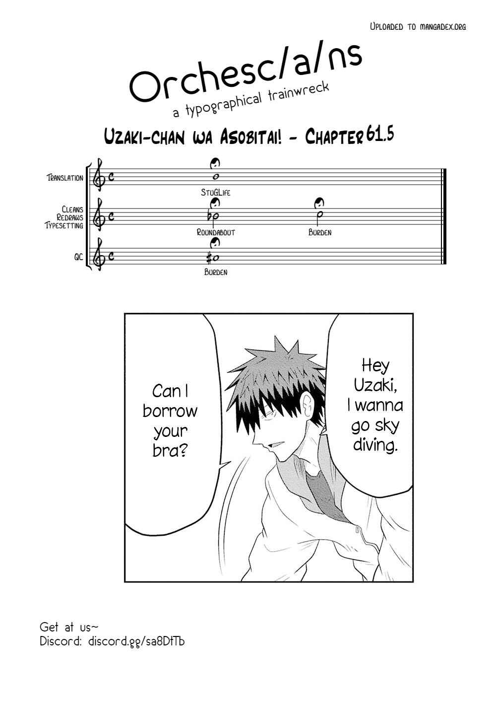Uzaki-Chan Wa Asobitai! Chapter 61.5 page 20