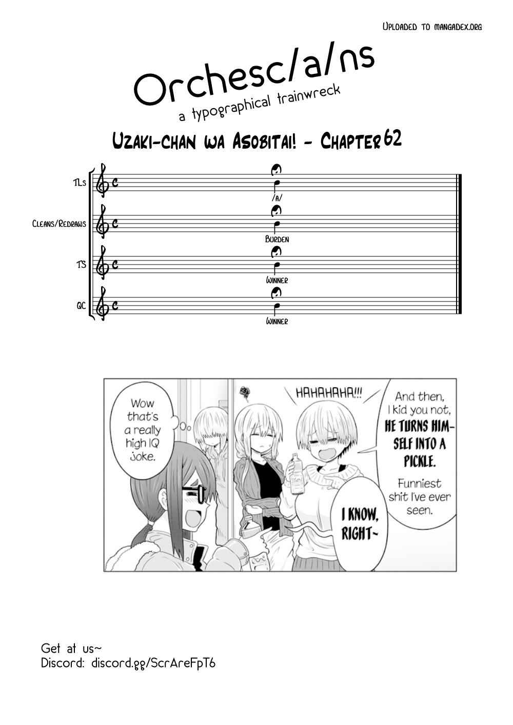 Uzaki-Chan Wa Asobitai! Chapter 62 page 13