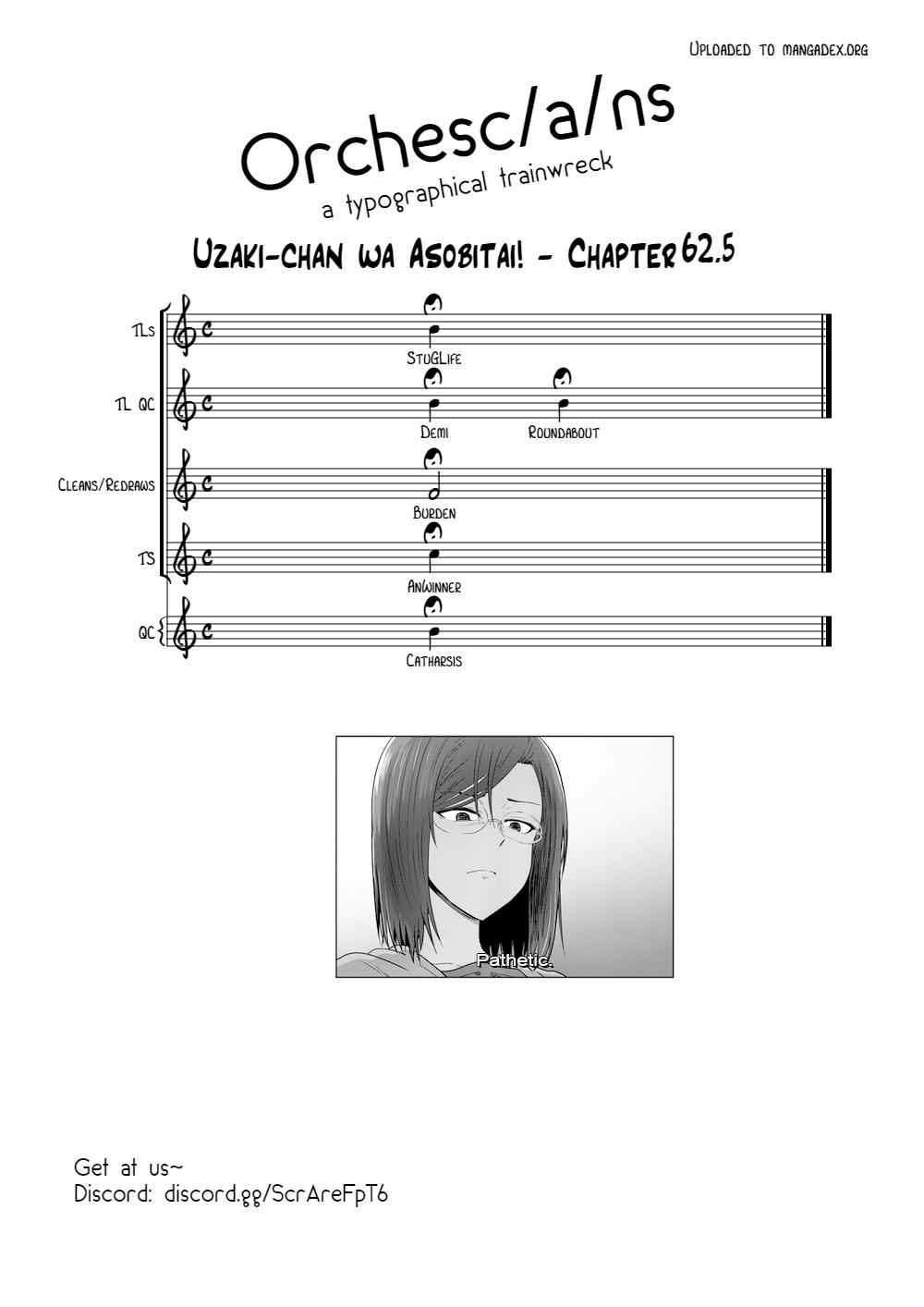 Uzaki-Chan Wa Asobitai! Chapter 62.5 page 3