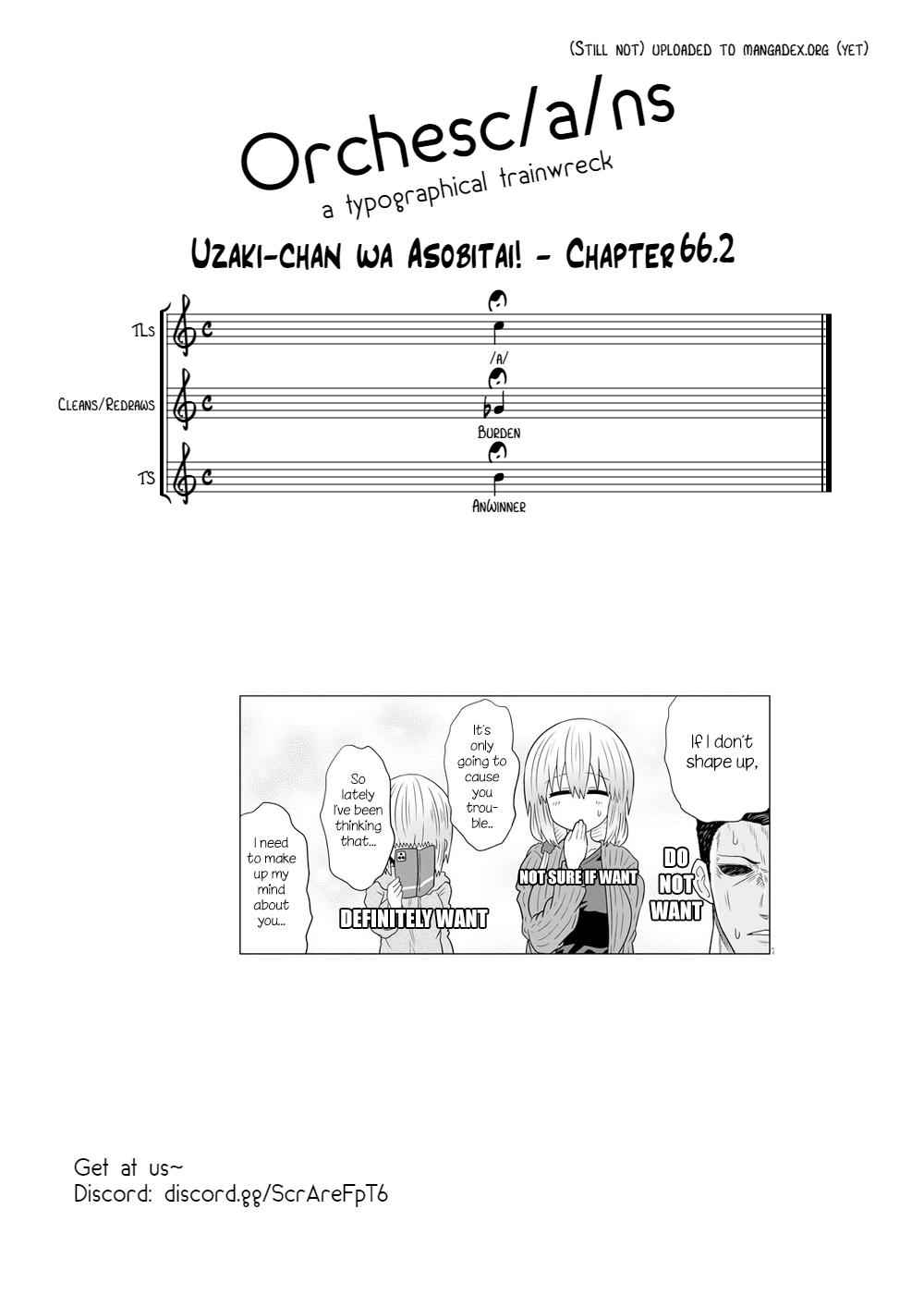 Uzaki-Chan Wa Asobitai! Chapter 66.2 page 9
