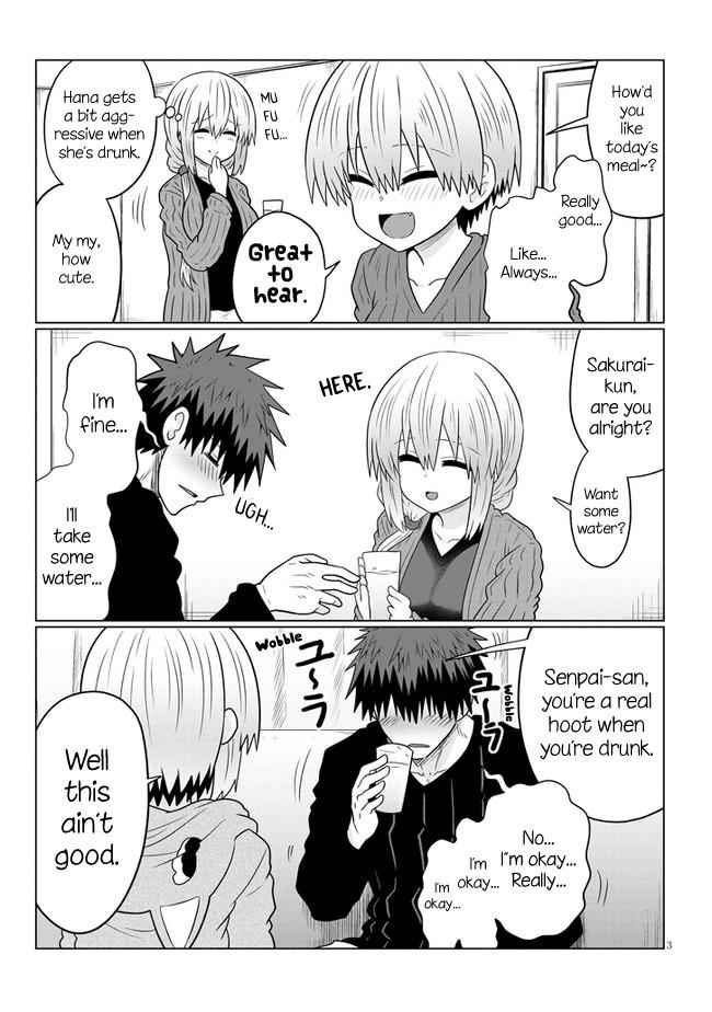 Uzaki-Chan Wa Asobitai! Chapter 66.2 page 3